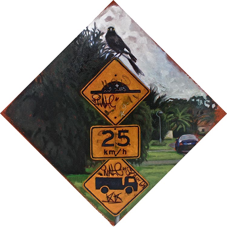 Harbinger - oil on canvas