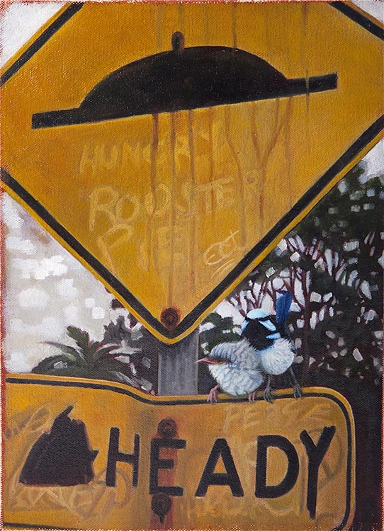 Portend - oil on canvas