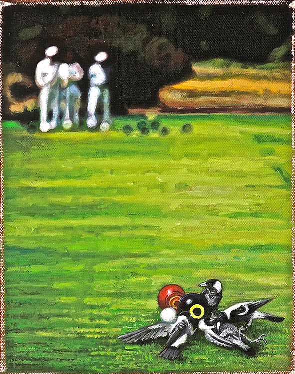 The Takeover - oil on canvas